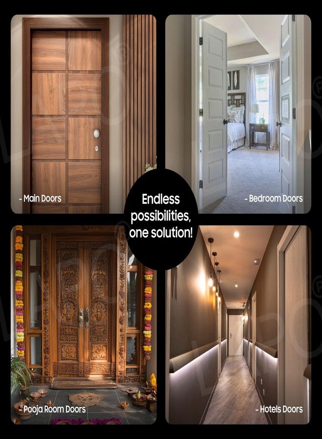 LAPO Zinc Premium Mortise Door Lock-Heavy-Duty Lockset with Lock Body and Cylinder, Single-Sided Key, 3 Keys Included, Perfect for Main Door, Bedroom and Living Room, Antique Finish, 3 Years Warranty - Image 4